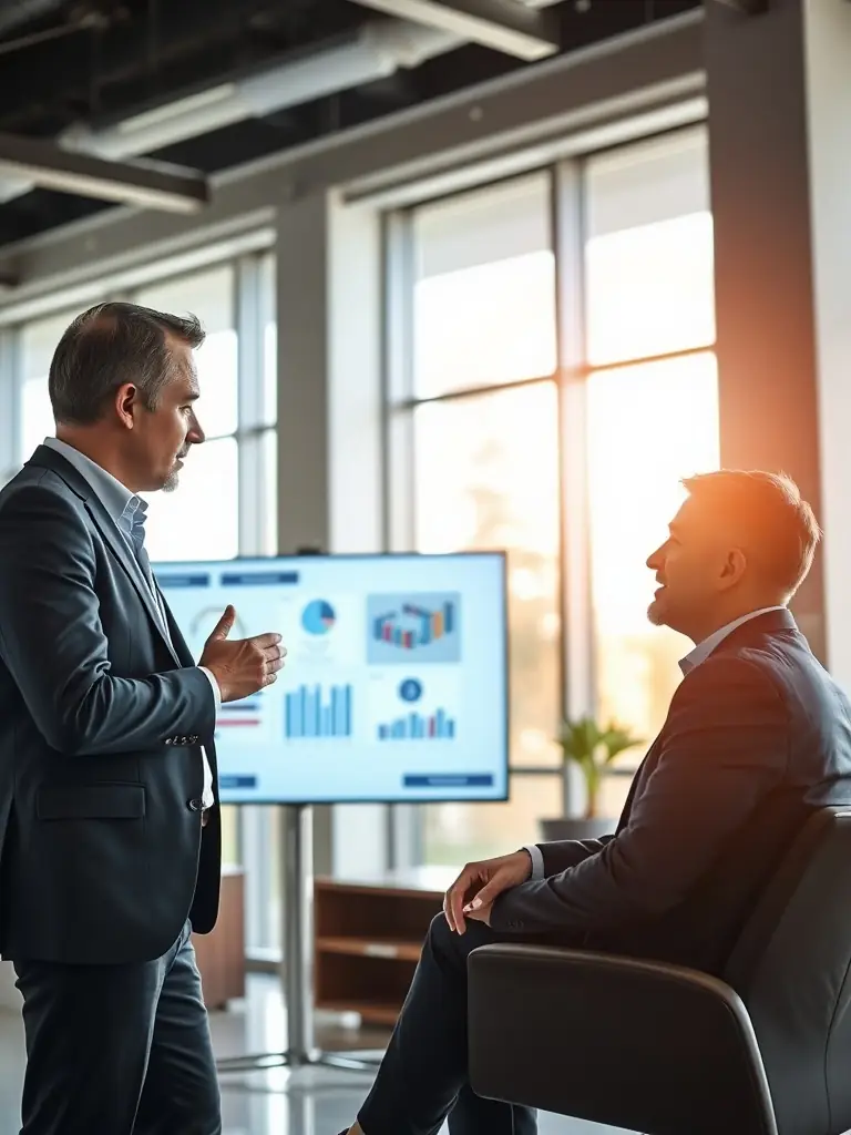 A consultant is advising a business executive on digital transformation strategies, enhancing operational efficiency and customer engagement.